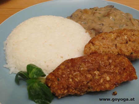 GoYoga/GoVegan: Getreidebraten
